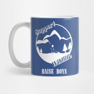 Support Wildlife Raise Boys Mug